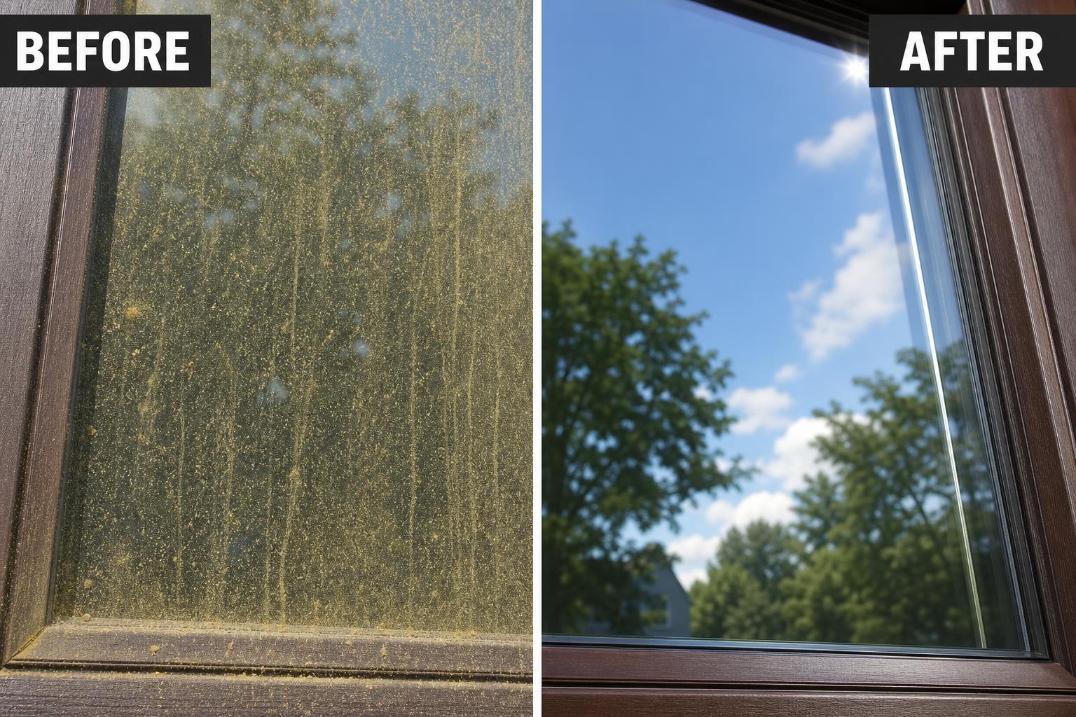 Before and after — Pollen & Dust